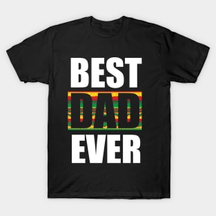 Best Dad, African Colors T-Shirt